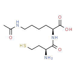 ChemSpider 2D Image | L-Homocysteyl-N~6~-acetyl-L-lysine | C12H23N3O4S
