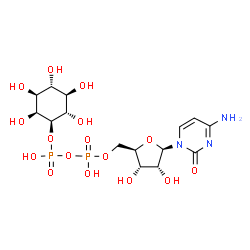 ChemSpider 2D Image | CDP-1L-myo-inositol | C15H25N3O16P2