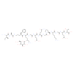 ChemSpider 2D Image | (4S,10S,13S,19S,22S,23S)-22-Amino-4-{[(2S)-5-amino-1-({2-[(2S)-2-({(2S)-6-amino-1-[(2-{[(2S)-4-carboxy-1-{[(1S,2R)-1-carboxy-2-hydroxypropyl]amino}-1-oxo-2-butanyl]amino}-2-oxoethyl)amino]-1-oxo-2-hex
anyl}carbamoyl)-1-pyrrolidinyl]-2-oxoethyl}amino)-1,5-dioxo-2-pentanyl]carbamoyl}-10-[(3R)-4-amino-3-{[(2R,3R,4S,5R,6R)-3,4,5-trihydroxy-6-(hydroxymethyl)tetrahydro-2H-pyran-2-yl]oxy}butyl]-13-benzyl-
19,23-dimethyl-6,9,12,18,21-pentaoxo-5,8,11, | C69H112N16O26
