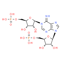 ChemSpider 2D Image | 1-(5-phospho-beta-D-ribosyl)-5'-AMP | C15H23N5O14P2