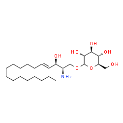 ChemSpider 2D Image | D-Glucosylsphingosine | C24H47NO7
