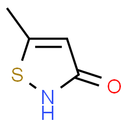ChemSpider 2D Image | 5-Methyl-1,2-thiazol-3(2H)-one | C4H5NOS