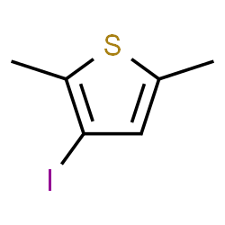 ChemSpider 2D Image | 3-Iodo-2,5-dimethylthiophene | C6H7IS