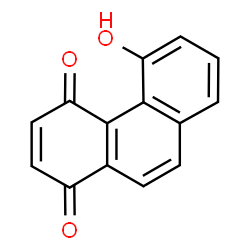 ChemSpider 2D Image | 5-Hydroxy-1,4-phenanthrenedione | C14H8O3