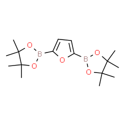 ChemSpider 2D Image | Furan-2,5-diboronic acid, pinacol ester | C16H26B2O5