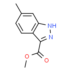 ChemSpider 2D Image | Methyl 6-methyl-1H-indazole-3-carboxylate | C10H10N2O2