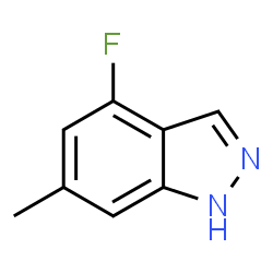ChemSpider 2D Image | 4-Fluoro-6-methyl-1H-indazole | C8H7FN2