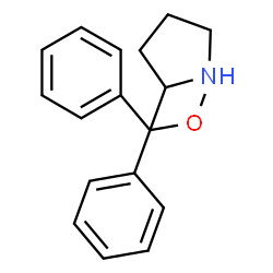 ChemSpider 2D Image | 2-[Methoxy(diphenyl)methyl]pyrrolidine | C18H21NO