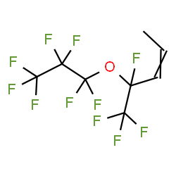 ChemSpider 2D Image | 4,5,5,5-Tetrafluoro-4-(heptafluoropropoxy)-2-pentene | C8H5F11O