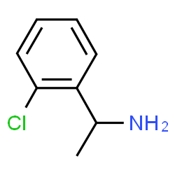 ChemSpider 2D Image | 1-(2-Chlorophenyl)ethanamine | C8H10ClN