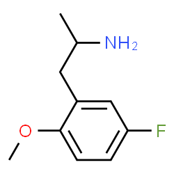 ChemSpider 2D Image | 1-(5-Fluoro-2-methoxyphenyl)-2-propanamine | C10H14FNO