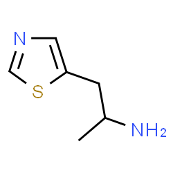 ChemSpider 2D Image | 1-(1,3-Thiazol-5-yl)-2-propanamine | C6H10N2S