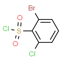 ChemSpider 2D Image | 2-Bromo-6-chlorobenzenesulfonyl chloride | C6H3BrCl2O2S