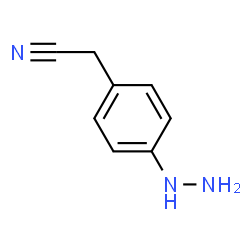 ChemSpider 2D Image | (4-Hydrazinophenyl)acetonitrile | C8H9N3