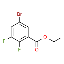 ChemSpider 2D Image | Ethyl 5-bromo-2,3-difluorobenzoate | C9H7BrF2O2
