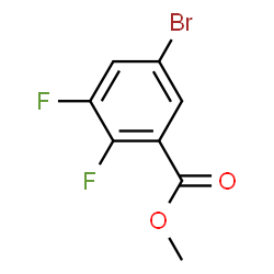 ChemSpider 2D Image | Methyl 5-bromo-2,3-difluorobenzoate | C8H5BrF2O2
