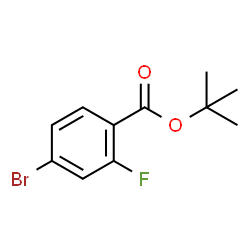 ChemSpider 2D Image | tert-Butyl 4-bromo-2-fluorobenzoate | C11H12BrFO2