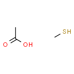 ChemSpider 2D Image | Methanethiol - acetic acid (1:1) | C3H8O2S