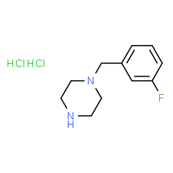ChemSpider 2D Image | 1-(3-Fluorobenzyl)piperazine dihydrochloride | C11H17Cl2FN2