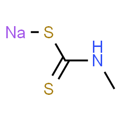ChemSpider 2D Image | Sodium methylcarbamodithioate | C2H4NNaS2