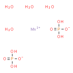 ChemSpider 2D Image | Manganese(2+) dihydrogen phosphate hydrate (1:2:4) | H12MnO12P2