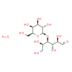 ChemSpider 2D Image | 4-O-beta-L-Galactopyranosyl-D-allose hydrate (1:1) | C12H24O12