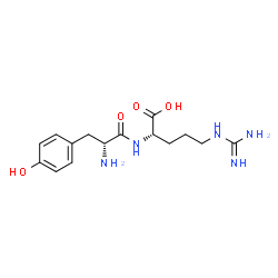 ChemSpider 2D Image | D-Tyrosyl-L-arginine | C15H23N5O4
