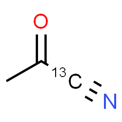 ChemSpider 2D Image | 2-Oxo(1-~13~C)propanenitrile | C213CH3NO