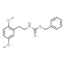 ChemSpider 2D Image | Benzyl [2-(2,5-dimethoxyphenyl)ethyl]carbamate | C18H21NO4