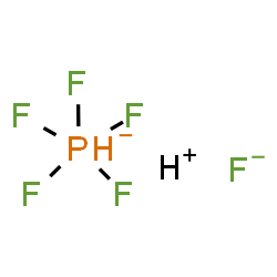 ChemSpider 2D Image | Phosphate(1-), pentafluorohydro-, fluoride, hydrogen (1:1) | F6P