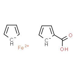 ChemSpider 2D Image | Ferrocenemonocarboxylic acid | C11H10FeO2