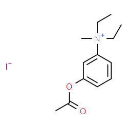 ChemSpider 2D Image | 3-Acetoxy-N,N-diethyl-N-methylanilinium iodide | C13H20INO2