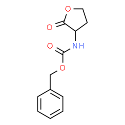 ChemSpider 2D Image | Benzyl (2-oxotetrahydro-3-furanyl)carbamate | C12H13NO4