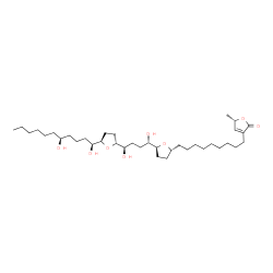 ChemSpider 2D Image | squamostatin-A | C37H66O8