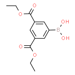 ChemSpider 2D Image | (3,5-bis(ethoxycarbonyl)phenyl)boronic acid | C12H15BO6