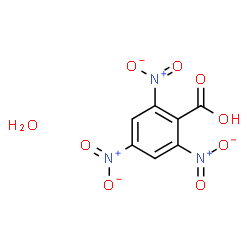 ChemSpider 2D Image | 2,4,6-Trinitrobenzoic acid hydrate (1:1) | C7H5N3O9