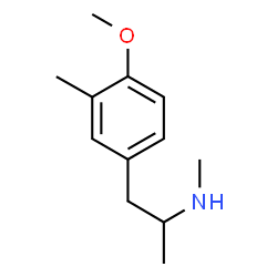 ChemSpider 2D Image | 1-(4-Methoxy-3-methylphenyl)-N-methyl-2-propanamine | C12H19NO