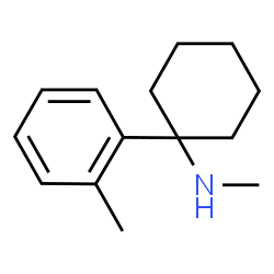 ChemSpider 2D Image | N-Methyl-1-(2-methylphenyl)cyclohexanamine | C14H21N