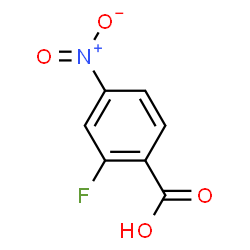 ChemSpider 2D Image | 2-Fluoro-4-nitrobenzoic acid | C7H4FNO4