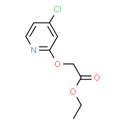 ChemSpider 2D Image | Ethyl [(4-chloro-2-pyridinyl)oxy]acetate | C9H10ClNO3