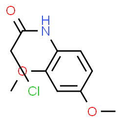ChemSpider 2D Image | 2-Chloro-N-(2,4-dimethoxyphenyl)acetamide | C10H12ClNO3