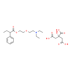 ChemSpider 2D Image | Butamirate Citrate | C24H37NO10