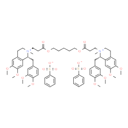 ChemSpider 2D Image | (1R,2R,1'S,2'S)-atracurium besylate | C65H82N2O18S2