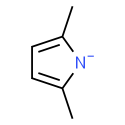 ChemSpider 2D Image | 2,5-Dimethylpyrrol-1-ide | C6H8N