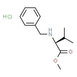 ChemSpider 2D Image | Benzyl-L-valine methyl ester hydrochloride | C13H20ClNO2