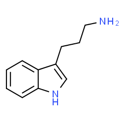 ChemSpider 2D Image | 3-(1H-Indol-3-yl)-1-propanamine | C11H14N2