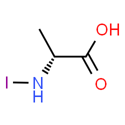 ChemSpider 2D Image | N-Iodo-D-alanine | C3H6INO2