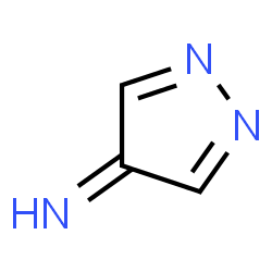 ChemSpider 2D Image | 4H-Pyrazol-4-imine | C3H3N3