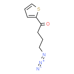 ChemSpider 2D Image | 4-Azido-1-(2-thienyl)-1-butanone | C8H10N3OS