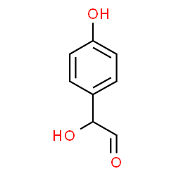 ChemSpider 2D Image | Hydroxy(4-hydroxyphenyl)acetaldehyde | C8H8O3